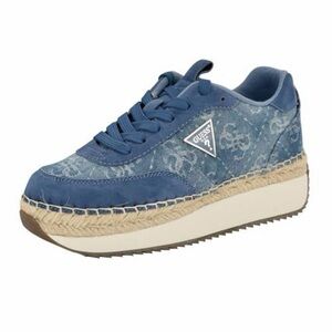 Guess Denim Blue Platform Sneakers